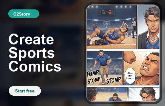C2Story - AI sports comic maker